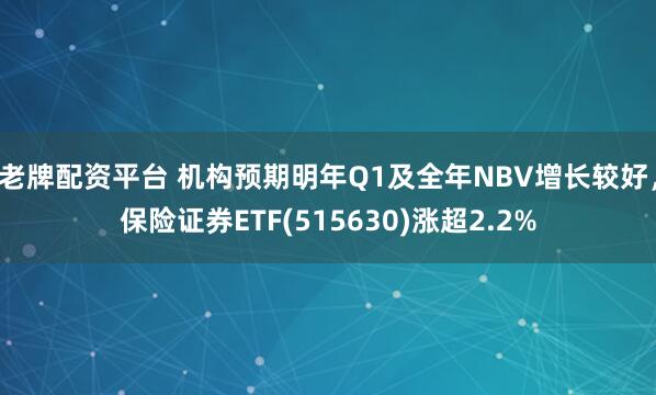 老牌配资平台 机构预期明年Q1及全年NBV增长较好,保险证券ETF(515630)涨超2.2%